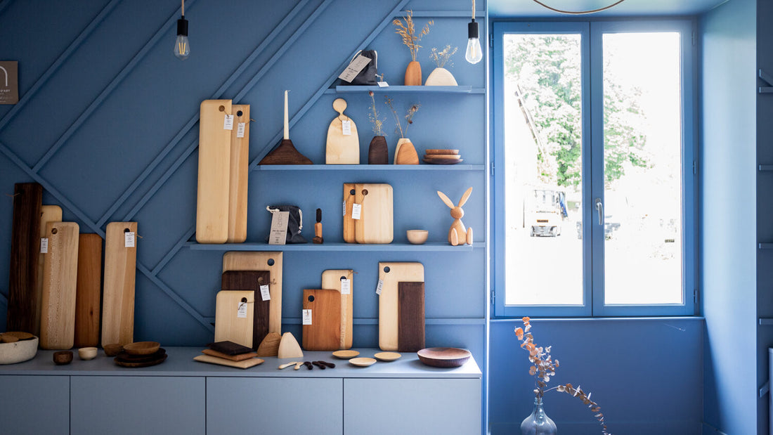 Objet en bois fait à la main