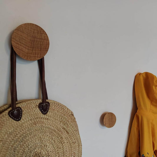 Patère en bois fait main