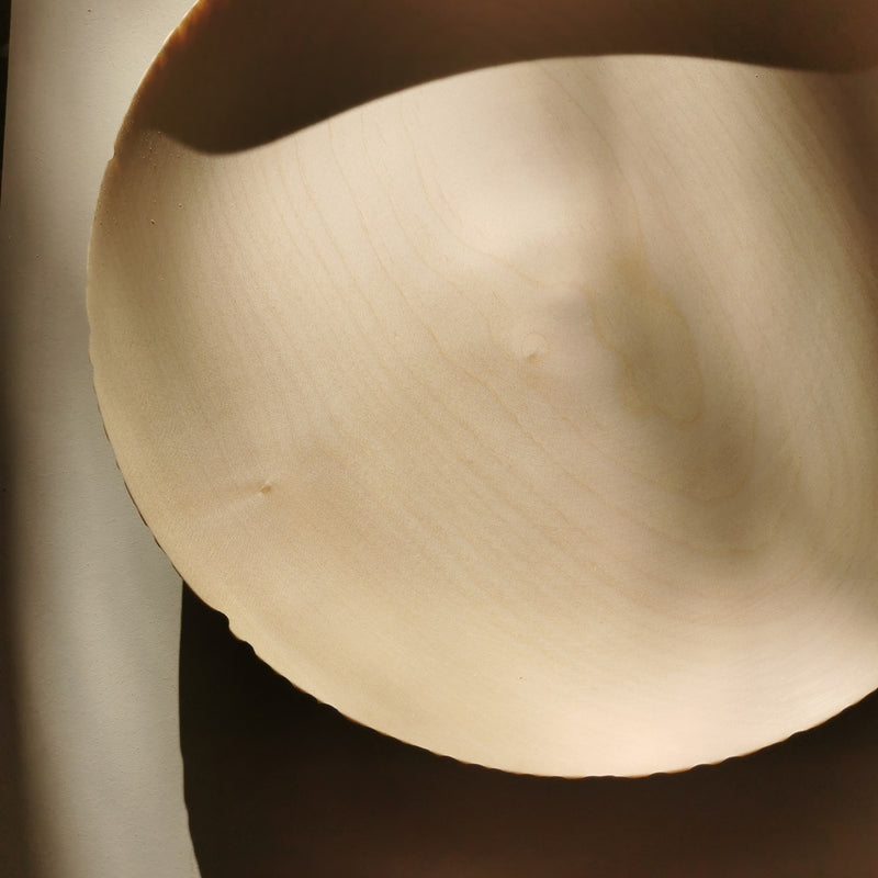 Assiette sculptée - érable