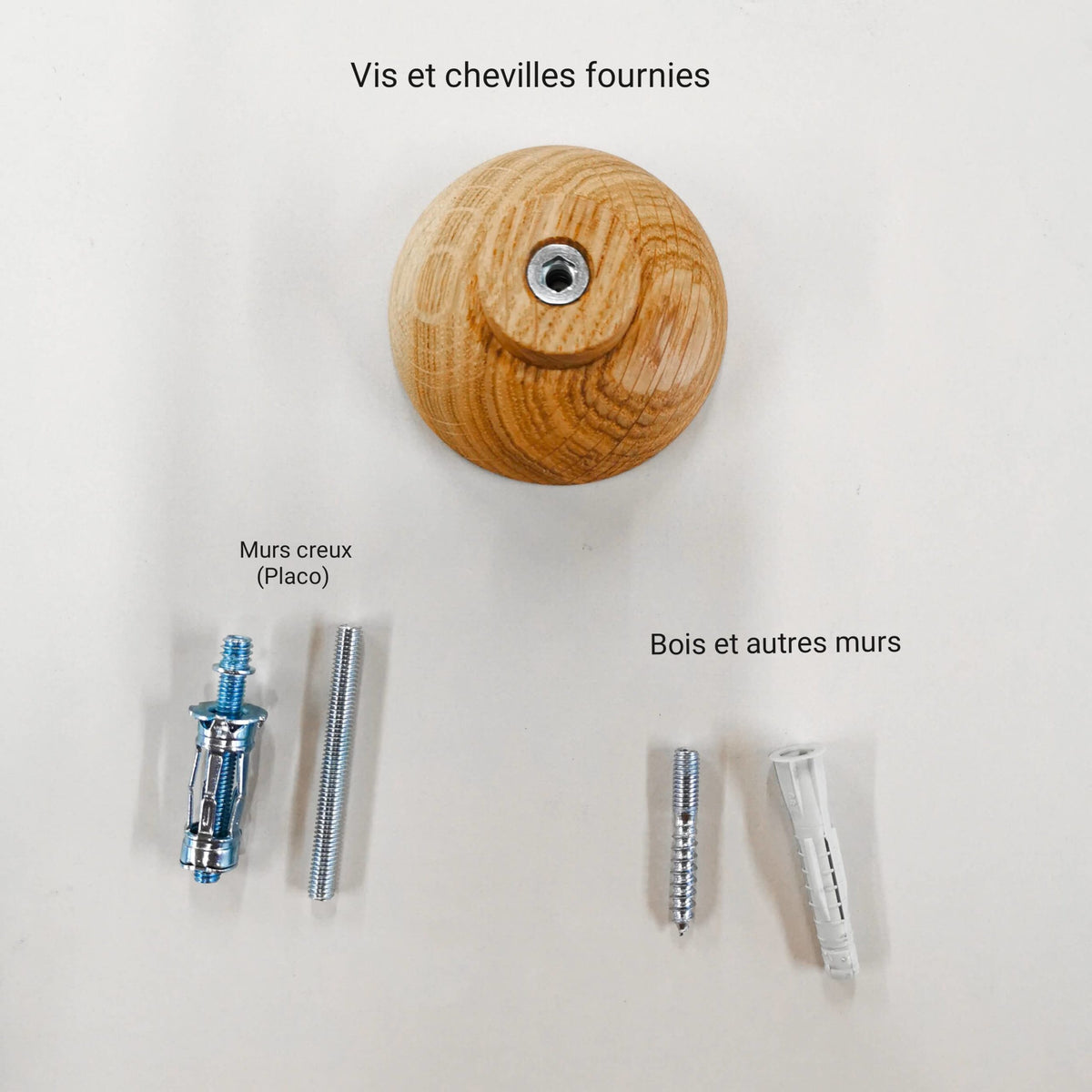 Ensemble de 3 patères