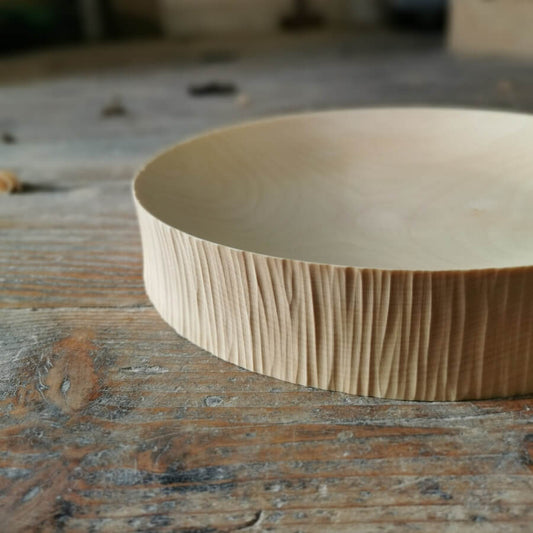 Plat sculpté - érable