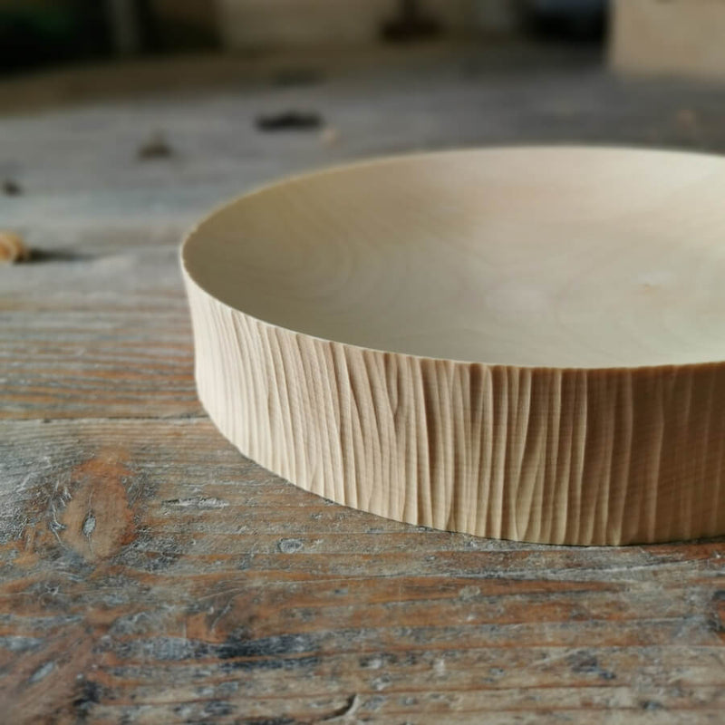 Plat sculpté - érable